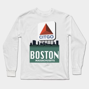 Fenway Citgo Sign Boston Long Sleeve T-Shirt